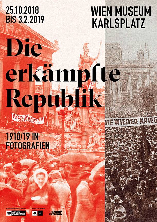 Ausstellungsplakat "Die erkämpfte Republik"