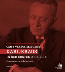 Plakat der Ausstellung Karl Kraus - Geist versus Zeitgeist